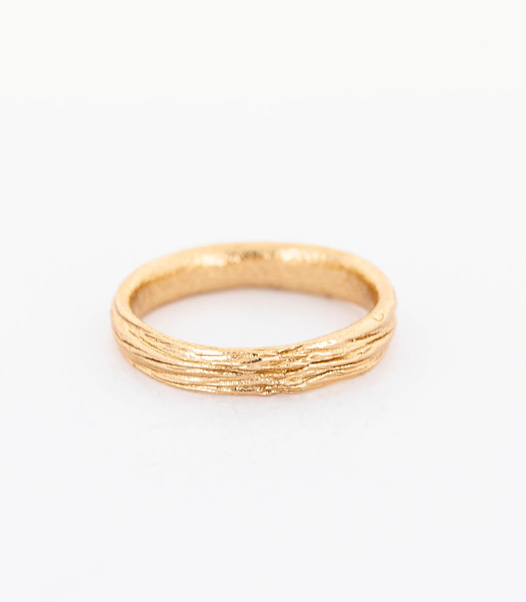 Bronze Ring Gras Gr. 54