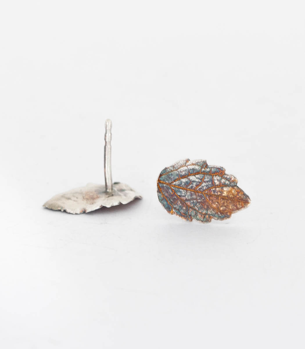 Silber Ohrstecker Melisse