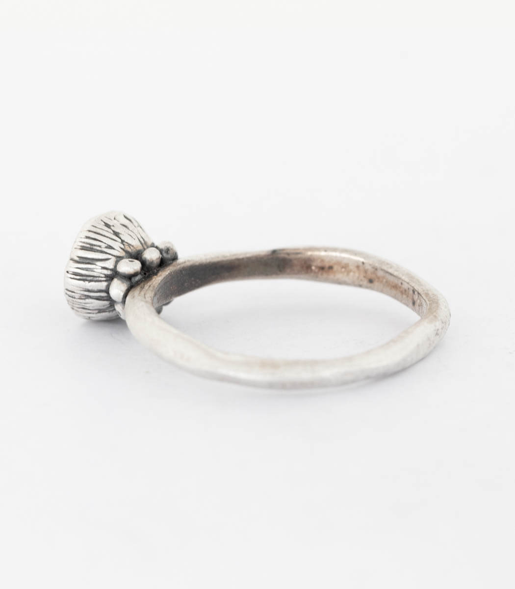Silber Ring Blütenkelch Gr. 55