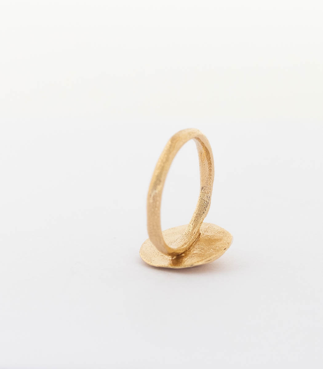 Bronze Ring Muschel Gr.54