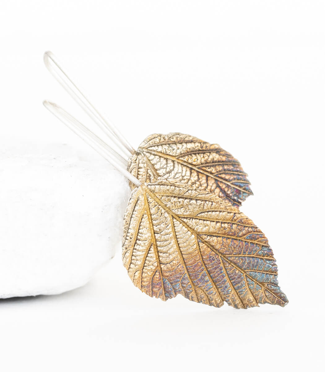 Silber Ohrhänger Brombeere