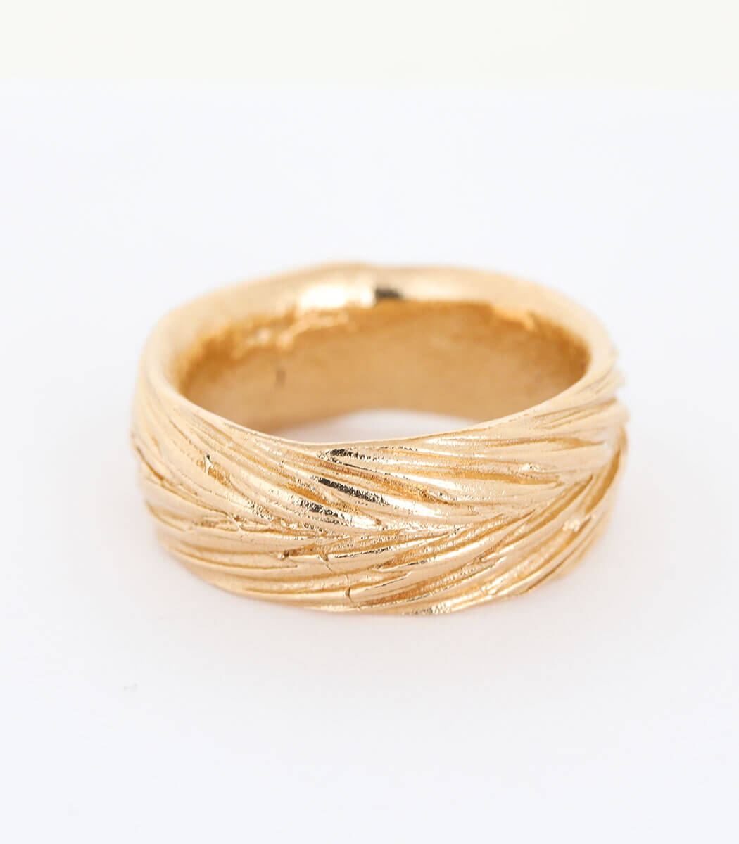 Bronze Ring Getreideähre Gr. 64