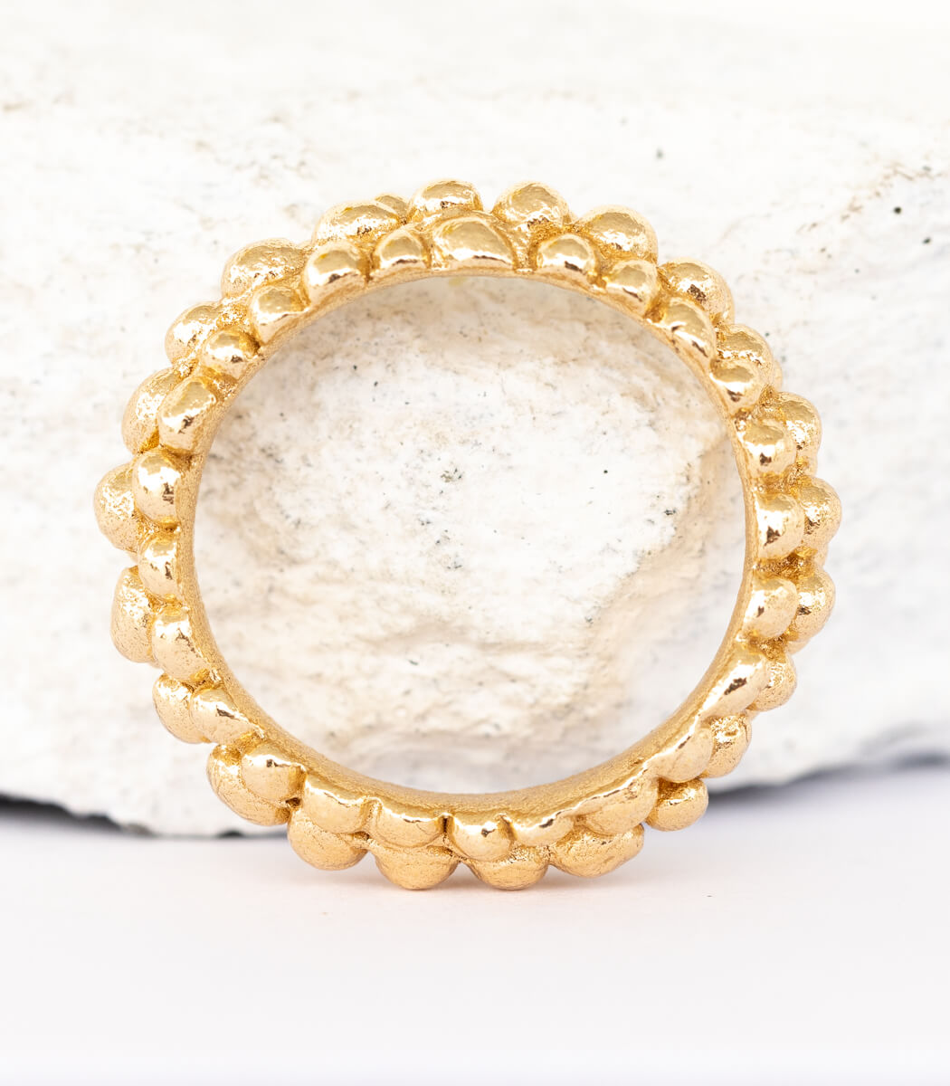 Ring Bronze Blütenknopspen Gr. 53