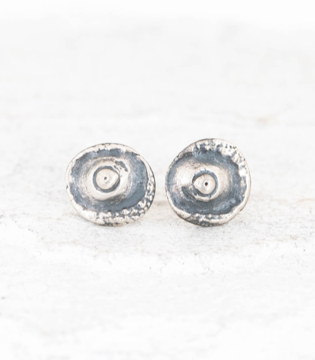 Silber Ohrstecker Seeigel