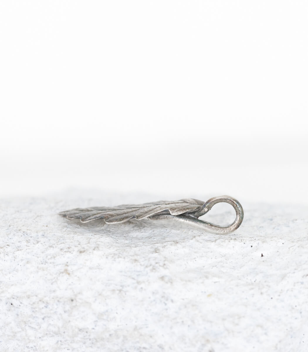 Silber Anhänger Eichenblatt