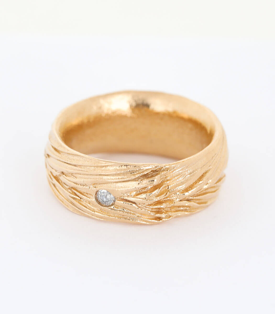 Bronze Ring Getreideähre Gr. 64