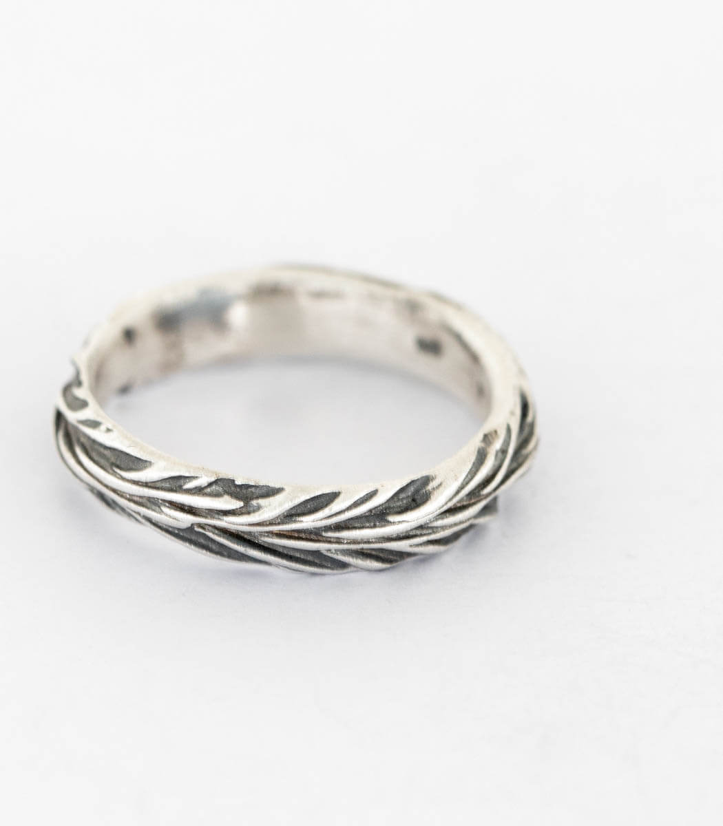 Silber Ring Gräser Gr. 50