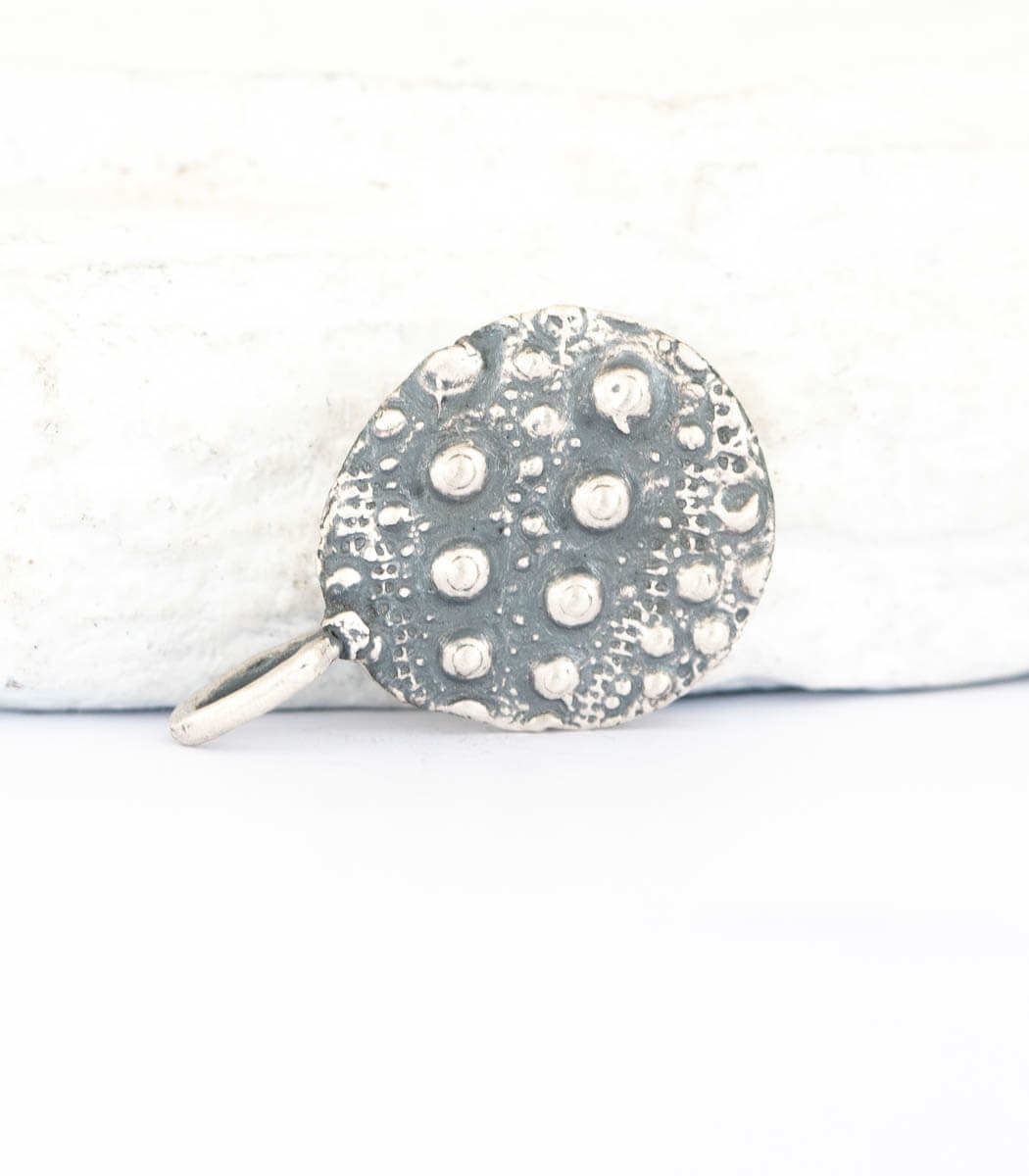 Silber Anhänger Seeigel