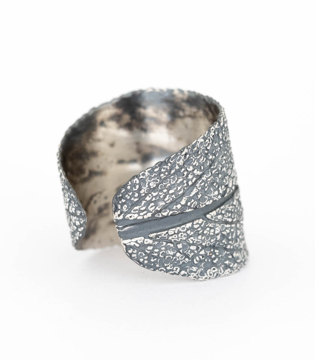 Silber Ring Salbei Gr. 57