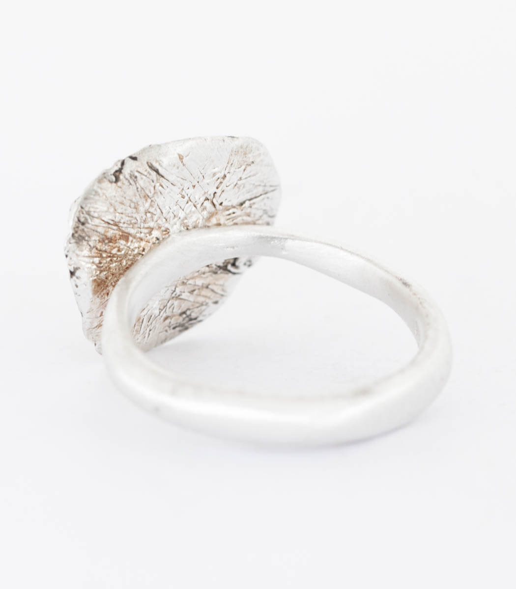 Silber Ring Stein Gr. 55