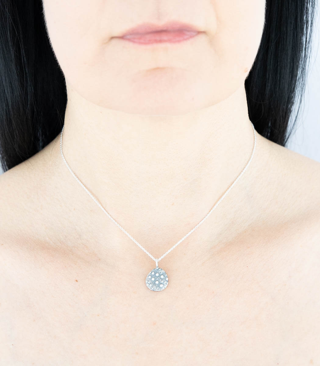 Silber Anhänger Seeigel