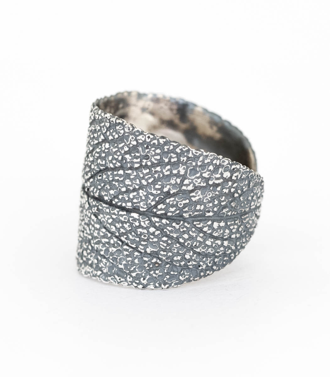 Silber Ring Salbei Gr. 57