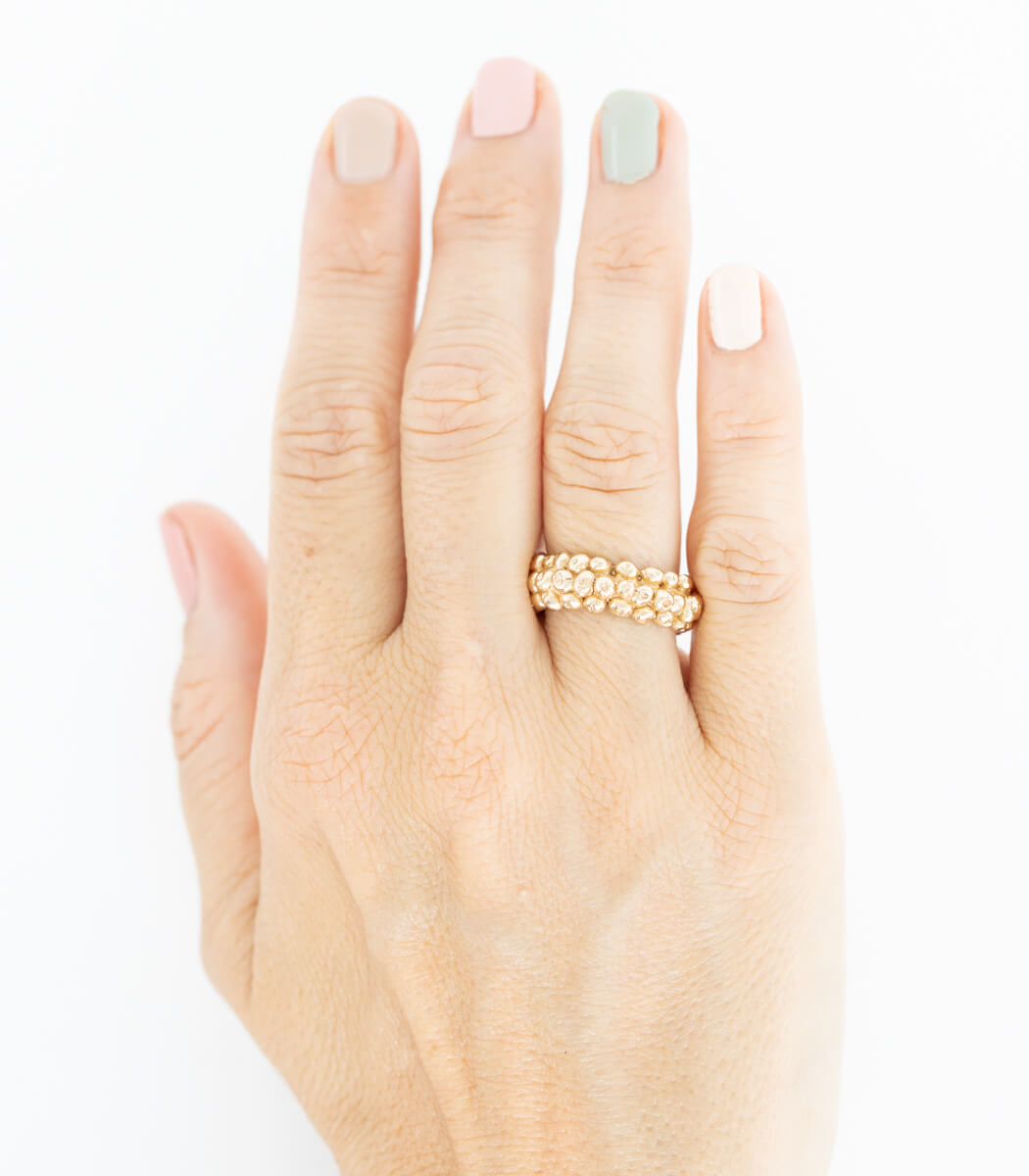 Ring Bronze Blütenknopspen Gr. 55
