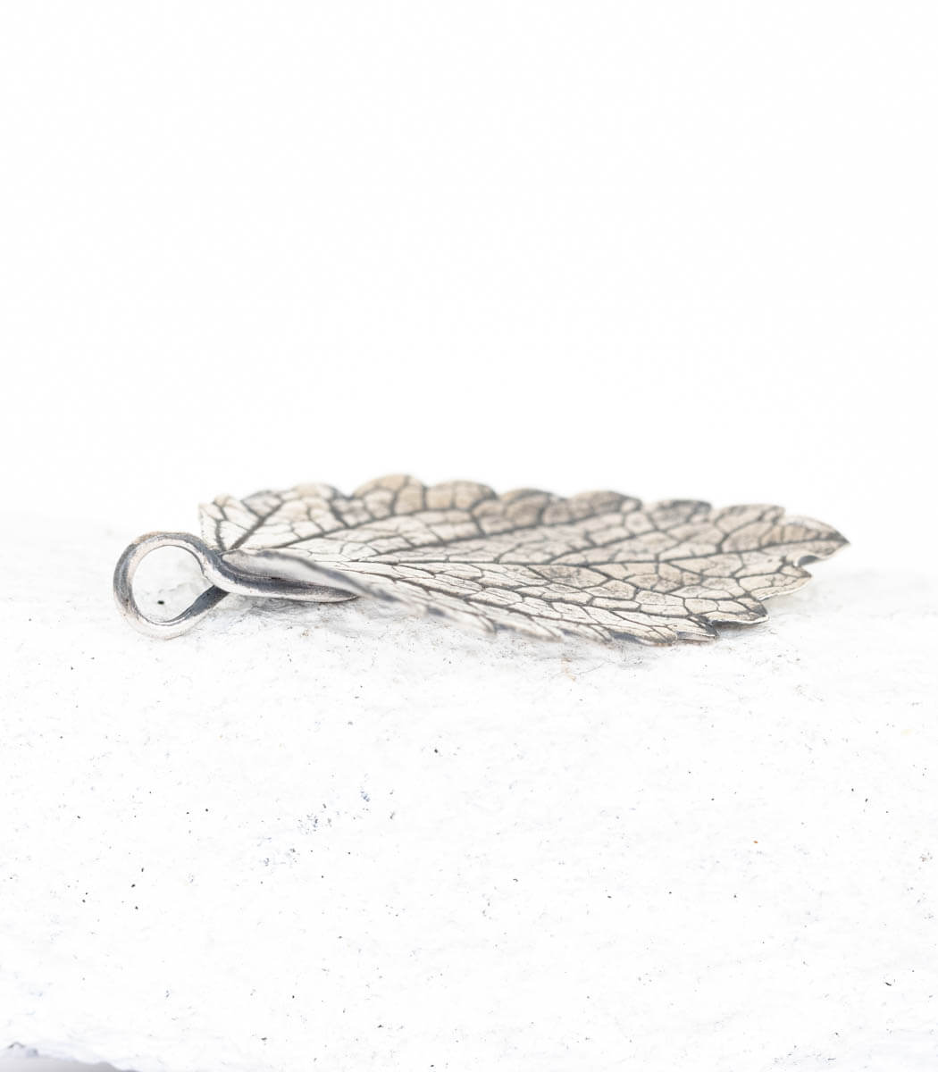 Silber Anhänger Melisse