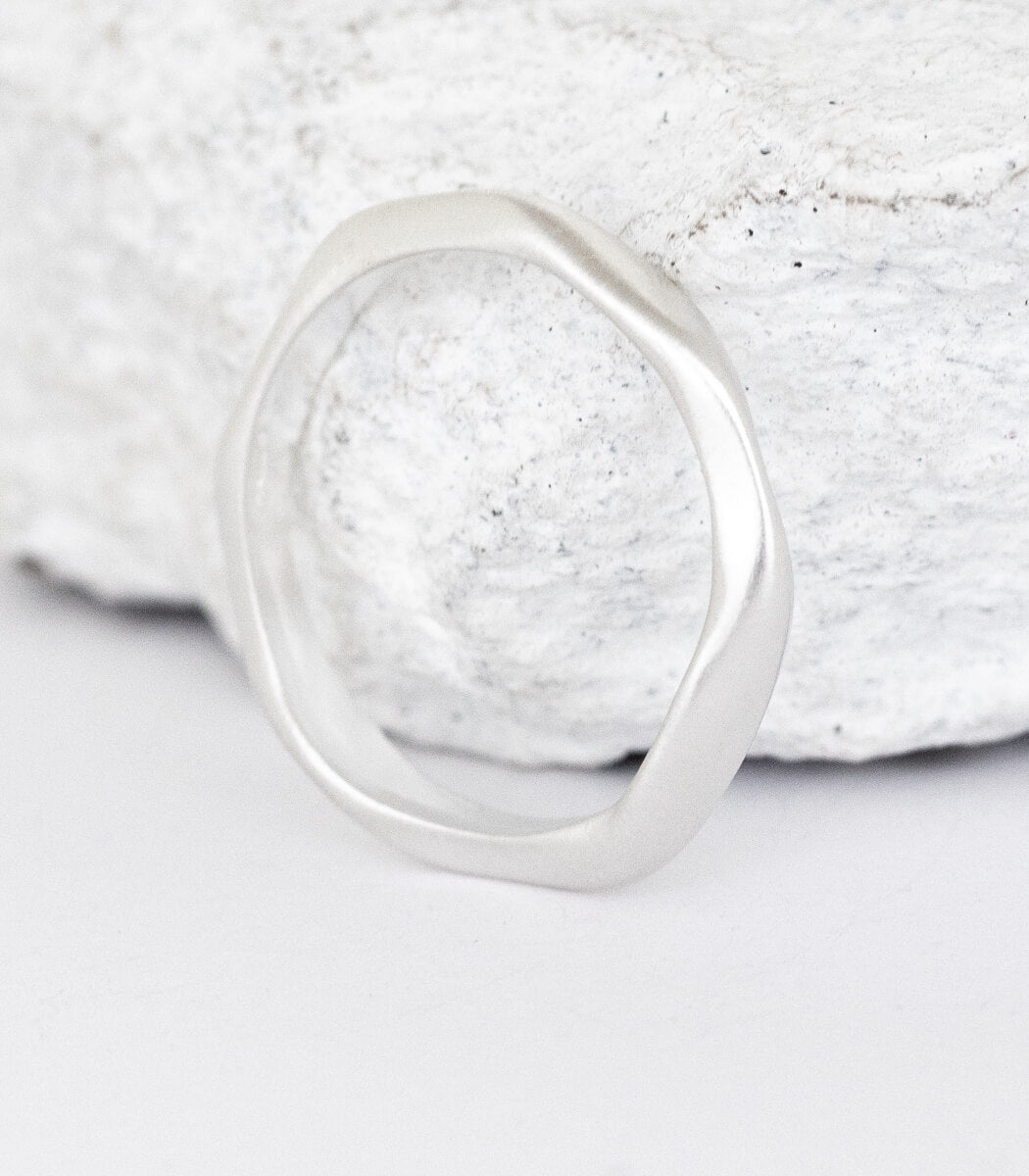 Silber Ring Natural Gr. 58