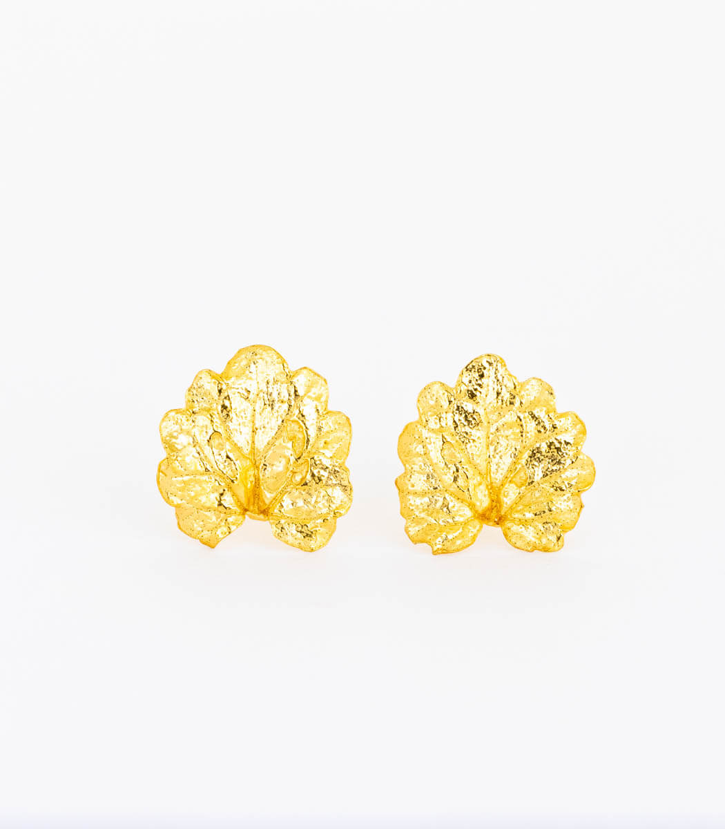 Gold Ohrstecker Gundermann