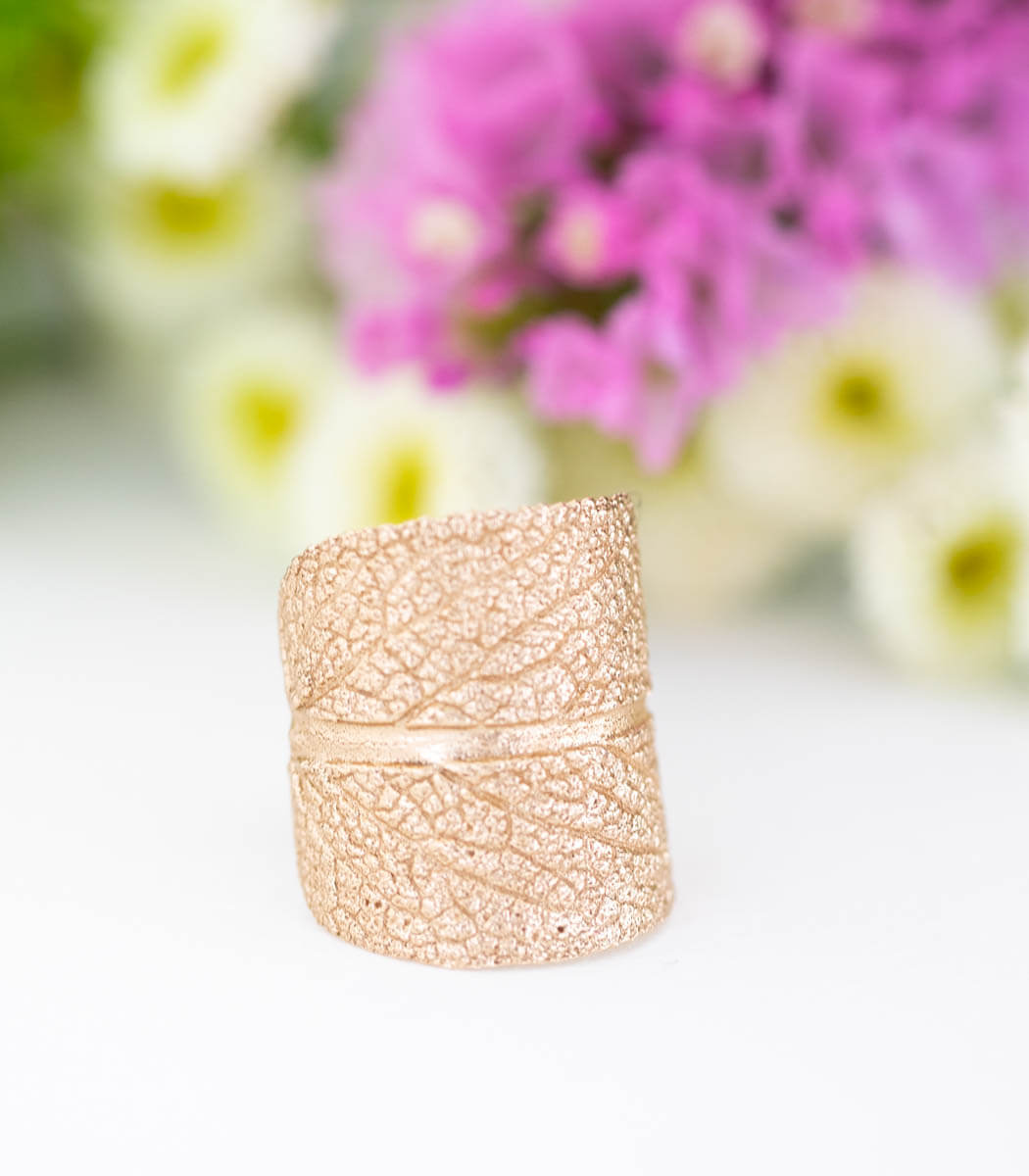 Bronze Ring Salbei Gr. 50