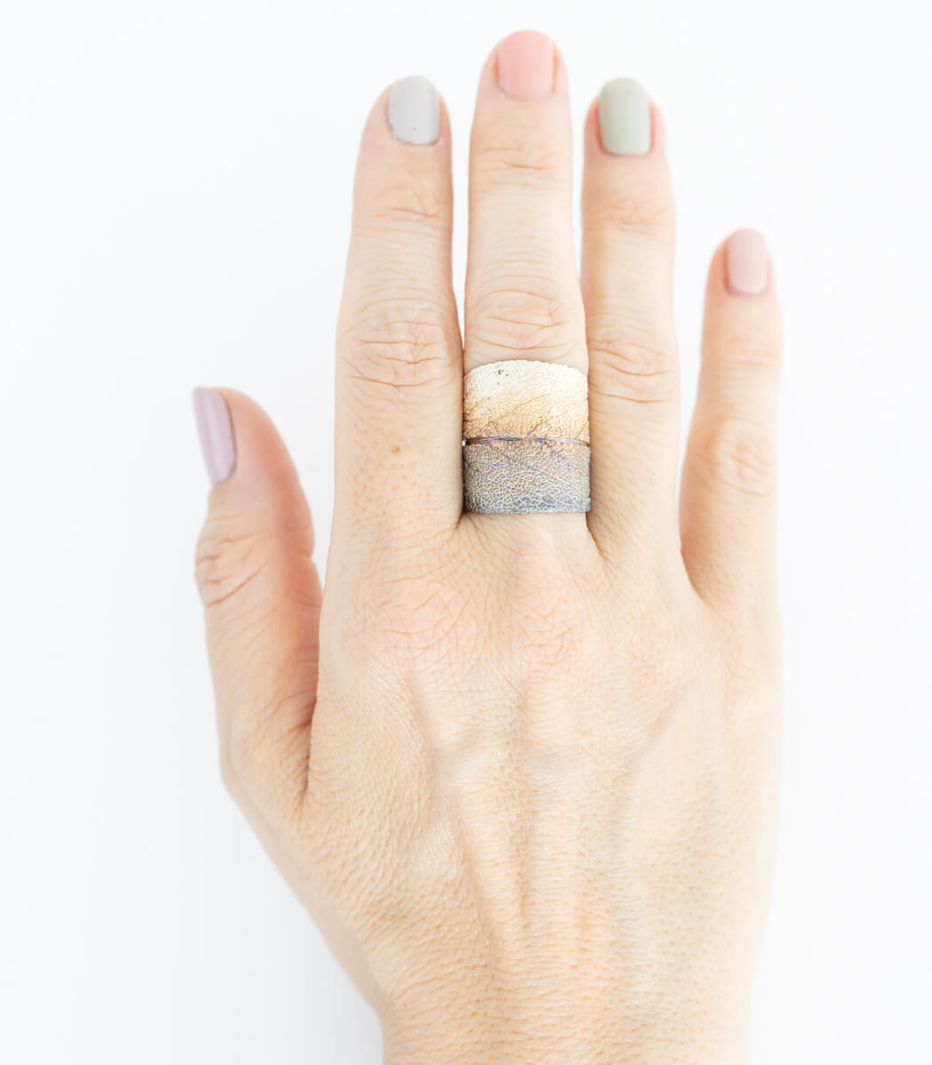 Silber Ring Salbei Gr. 62