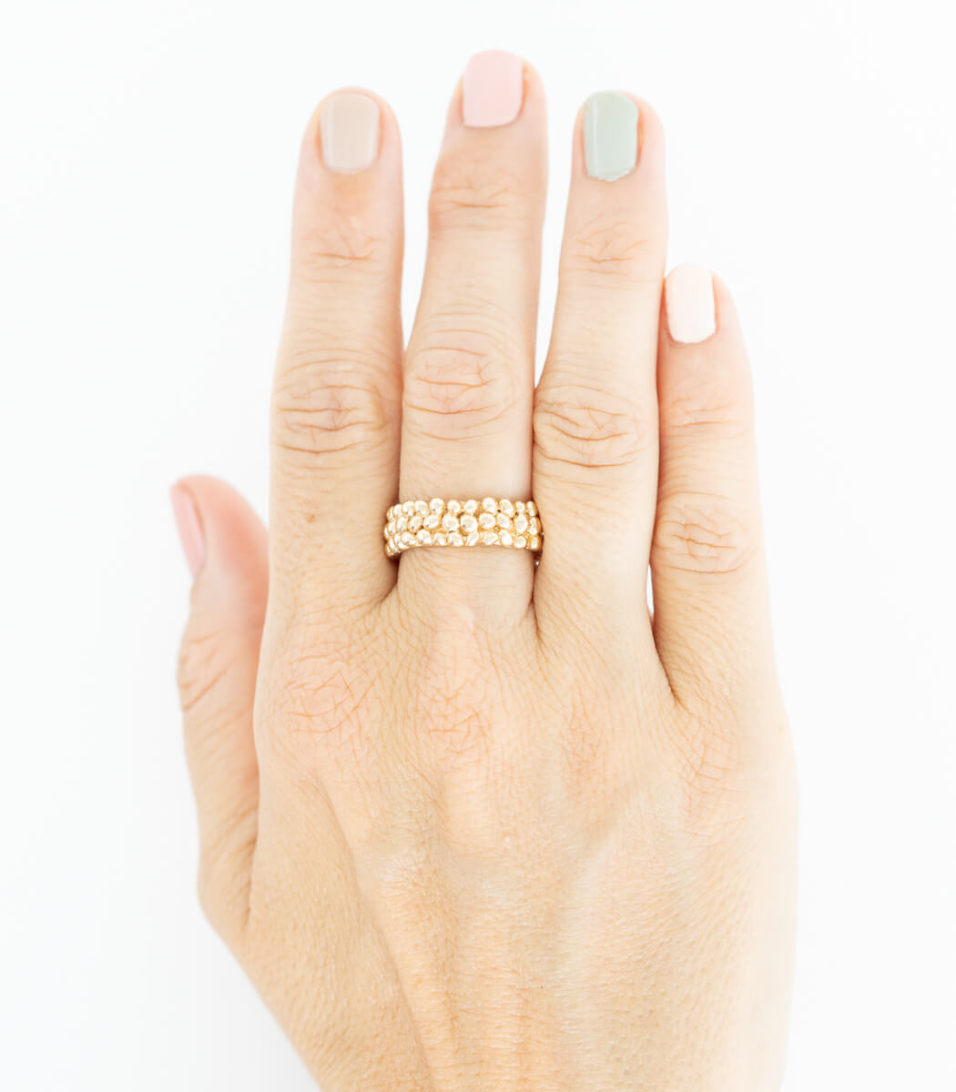 Ring Bronze Blütenknopspen Gr. 58