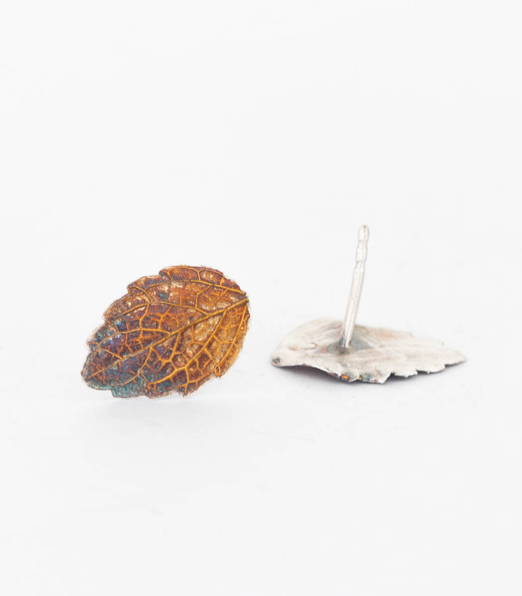 Silber Ohrstecker Melisse