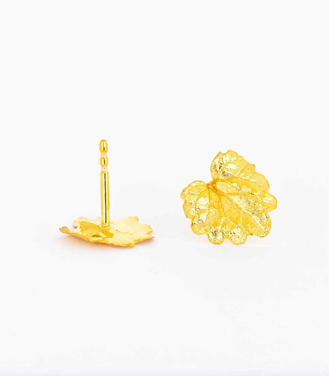 Gold Ohrstecker Gundermann