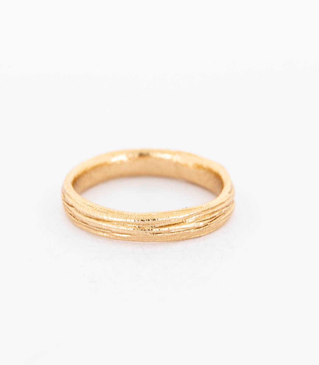 Bronze Ring Gras Gr. 54