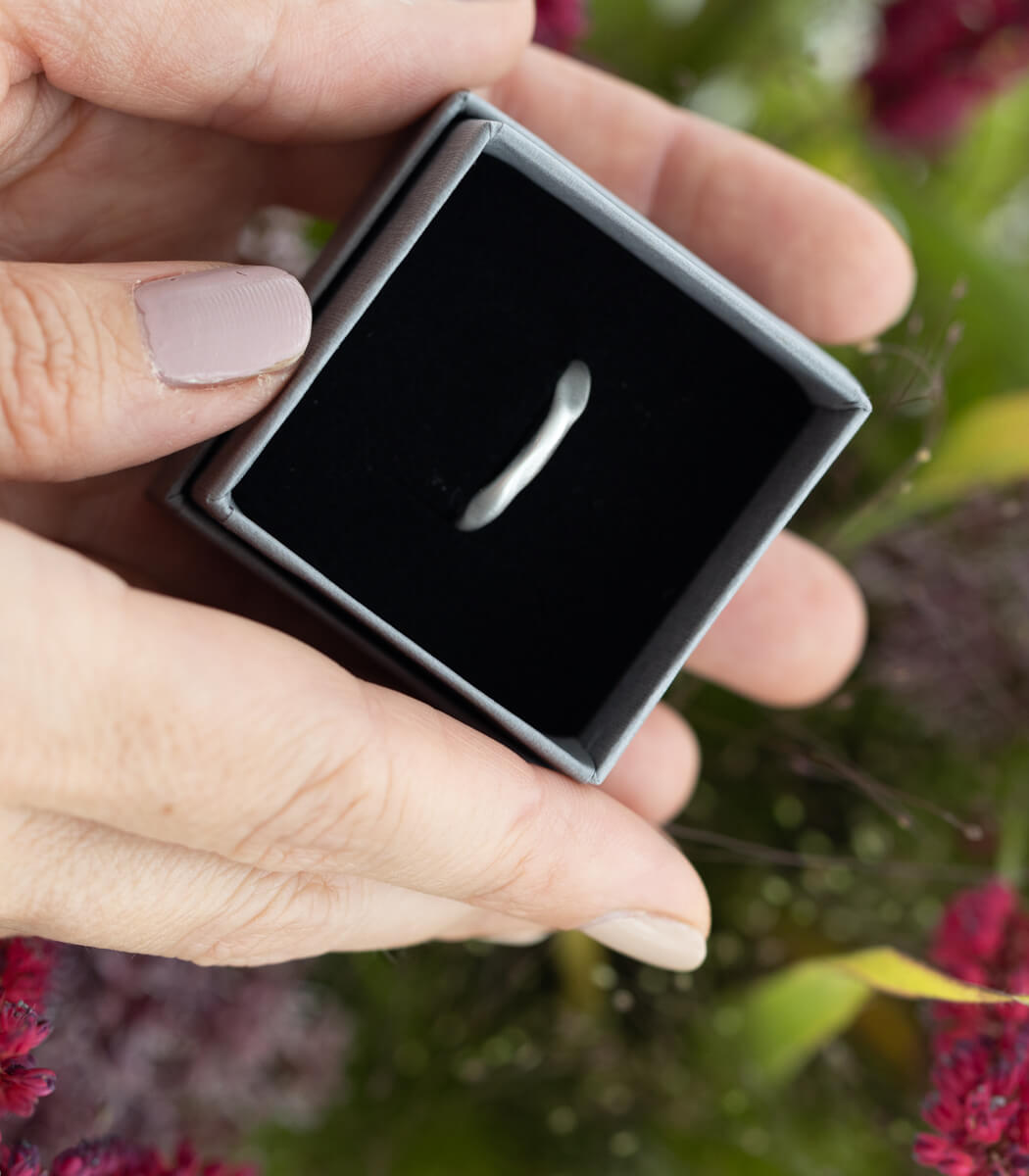 Silber Ring Natural Gr. 51