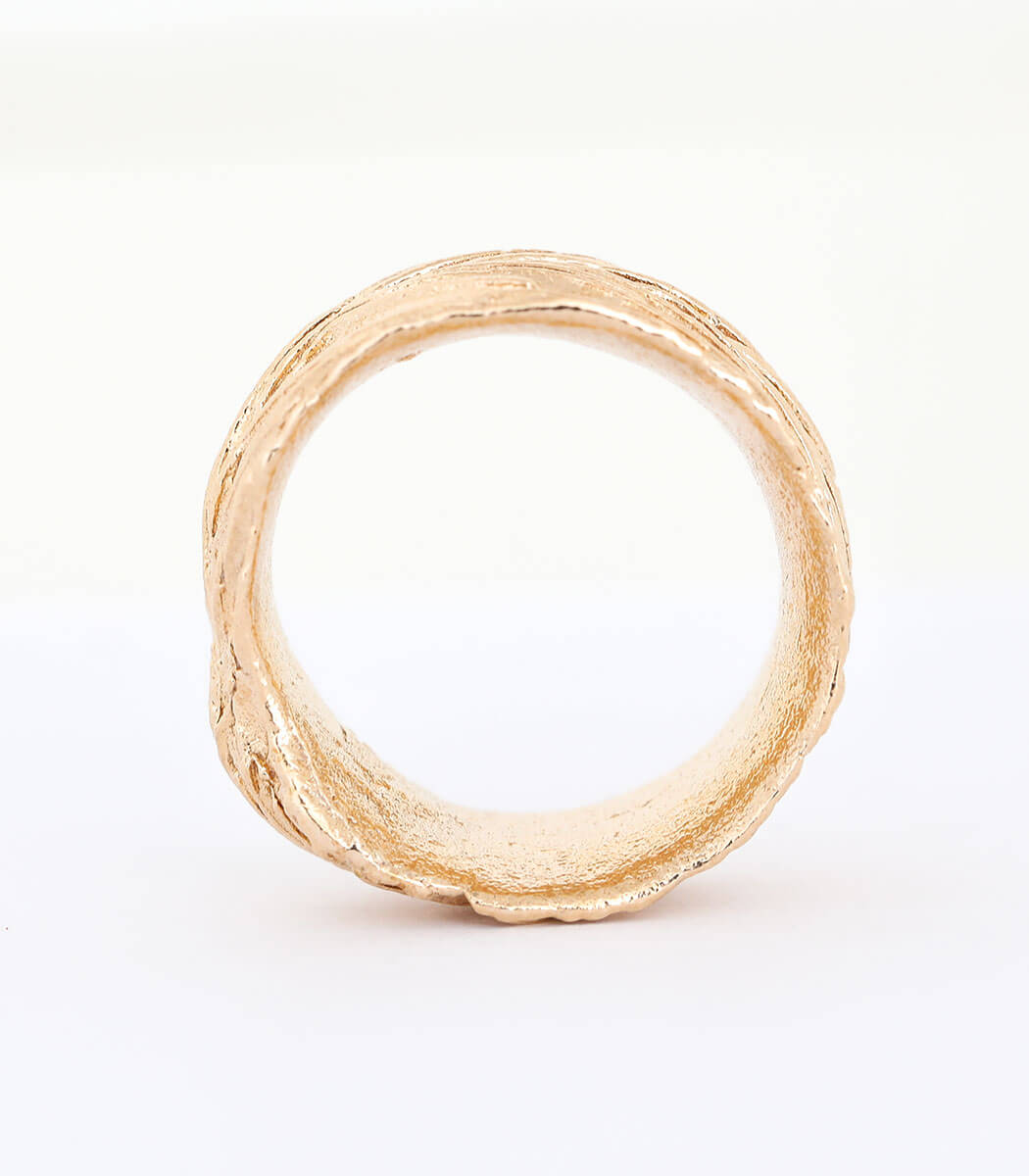 Bronze Ring Getreideähre Gr. 56