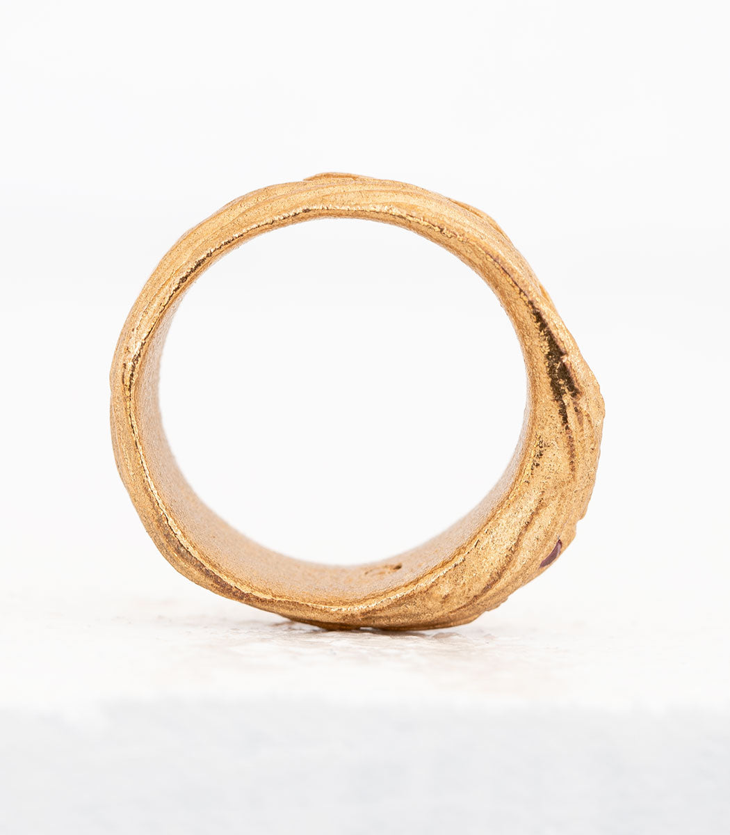 Bronze Ring Getreideähre Gr. 56