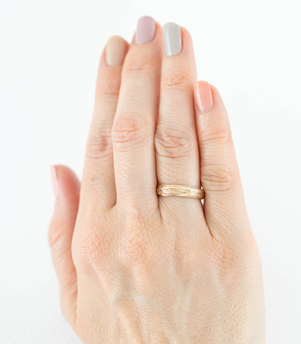 Bronze Ring Gras Gr. 53