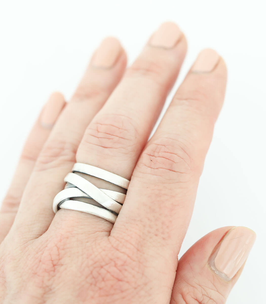 Silber Ring Liane Gr.61