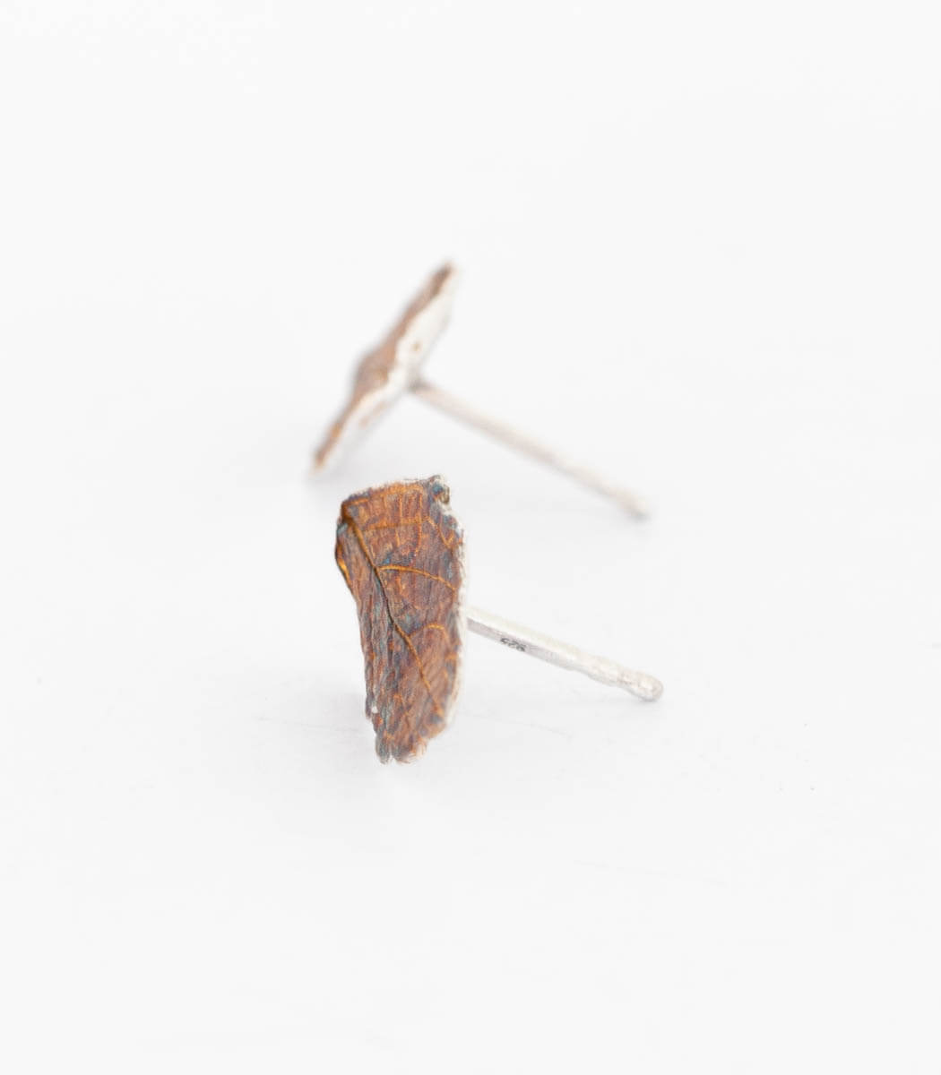 Silber Ohrstecker Melisse