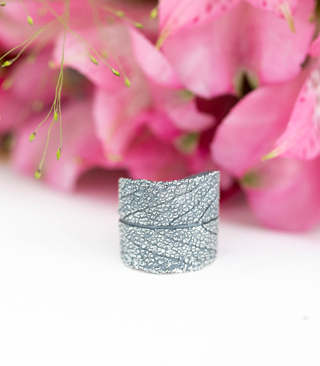 Silber Ring Salbei Gr. 57