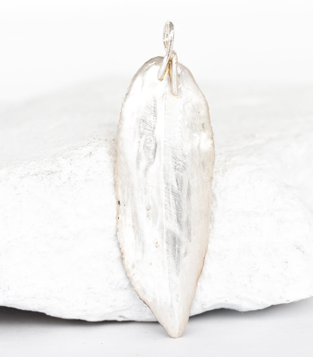 Salbeiblatt Anhänger Silber
