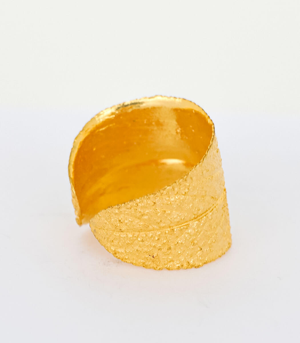 Gold Ring Salbei Gr. 56