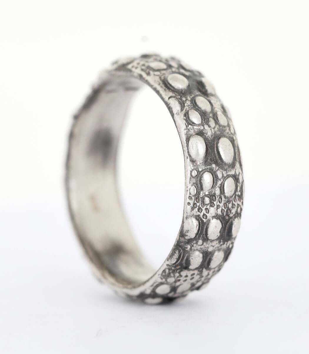 Silber Ring Seeigel Gr.54