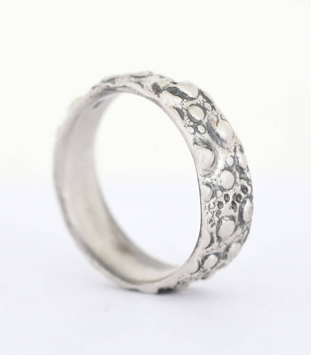 Silber Ring Seeigel Gr.52