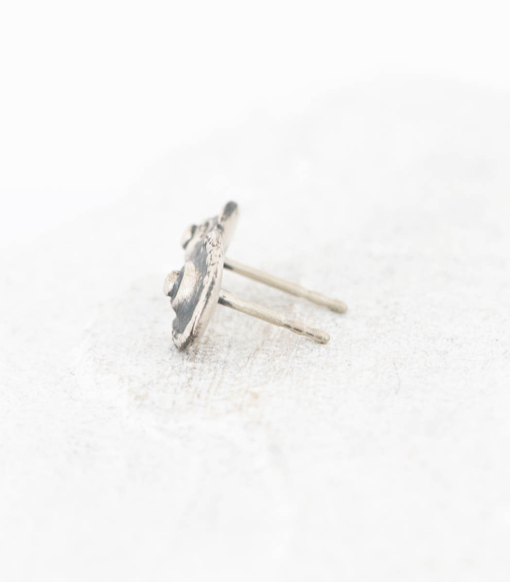 Silber Ohrstecker Seeigel