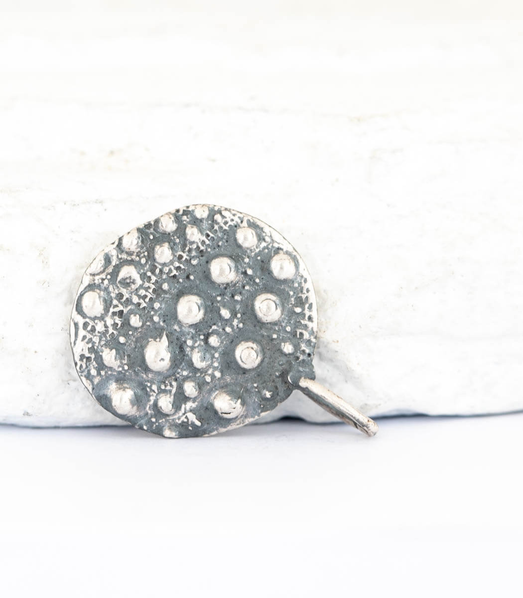 Silber Anhänger Seeigel