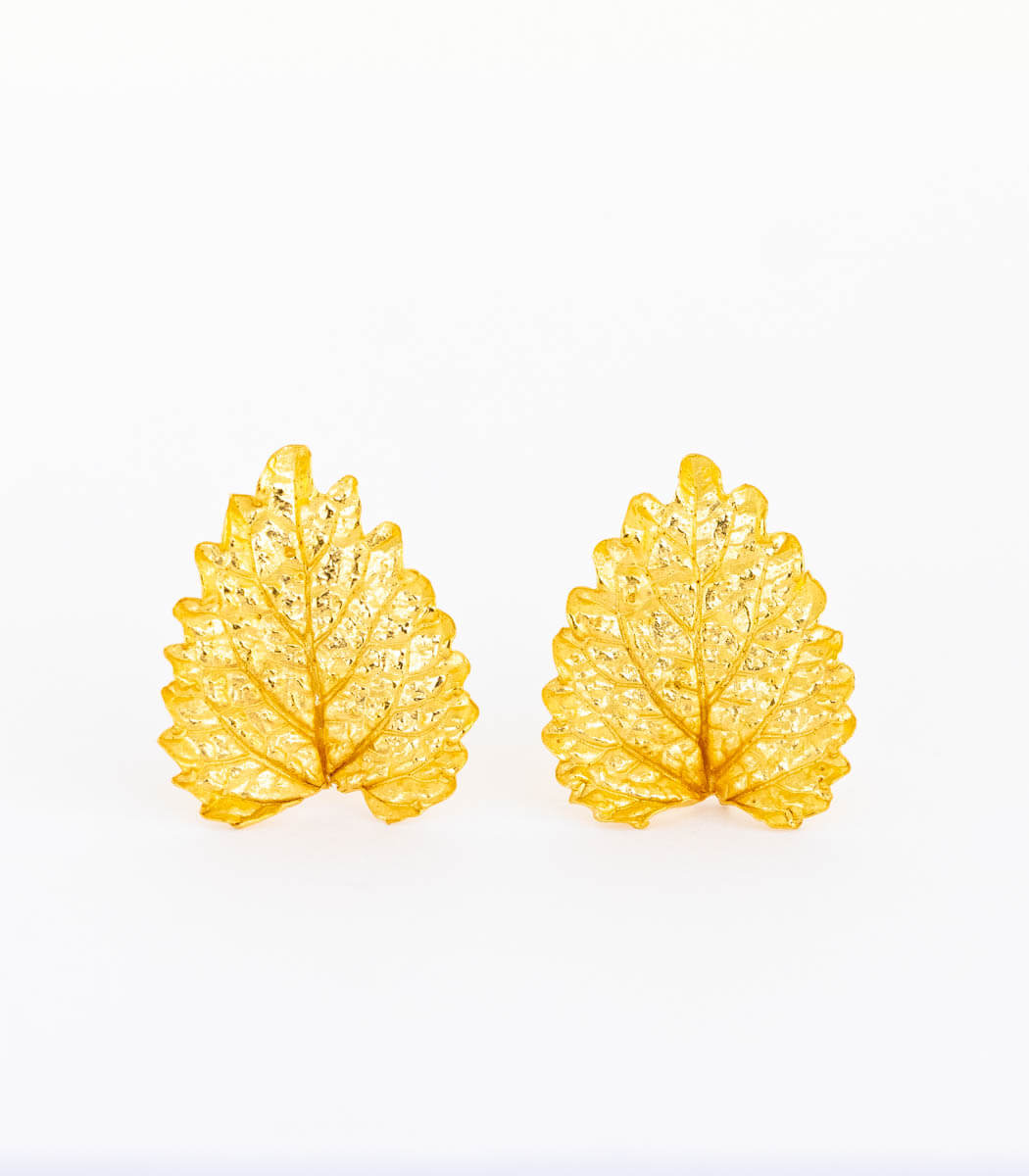 Gold Ohrstecker Melisse