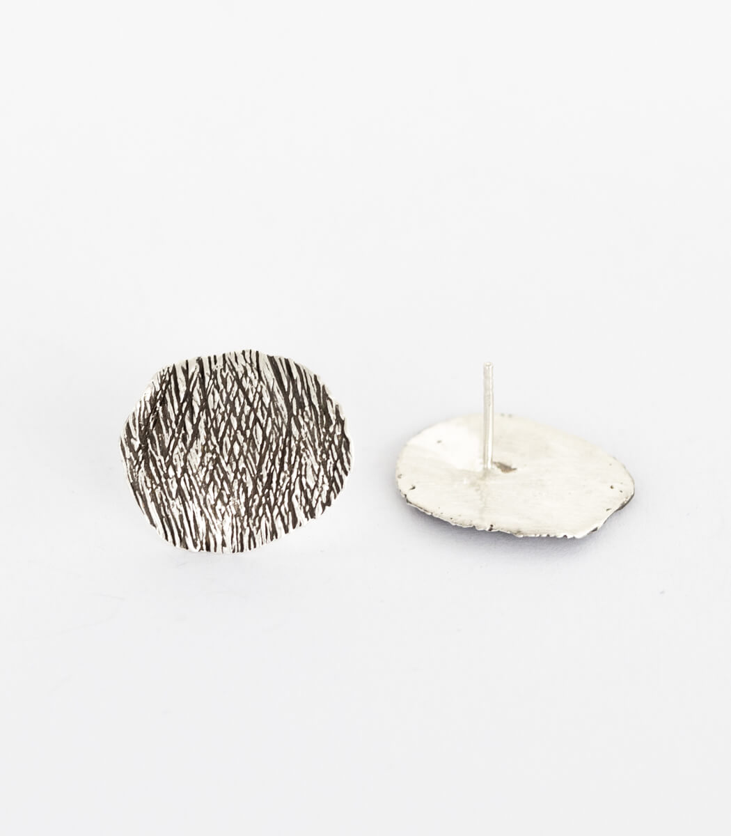 Silber Ohrstecker Schiefer