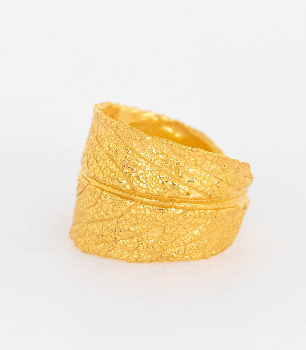 Gold Ring Salbei Gr. 51