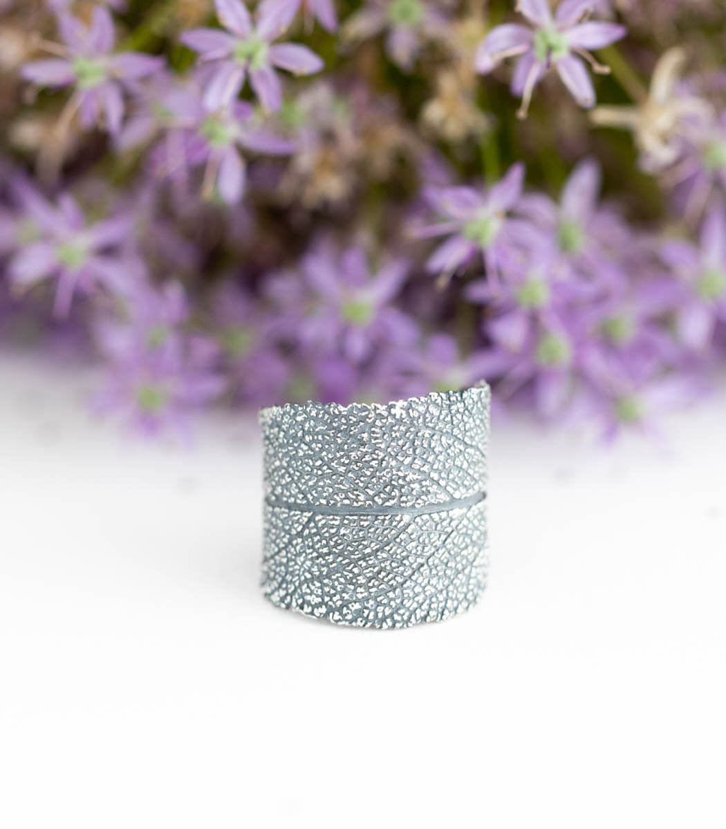Silber Ring Salbei Gr. 57