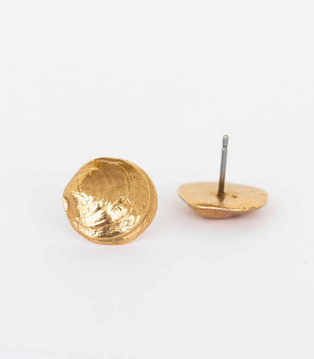 Bronze Ohrstecker Muschel