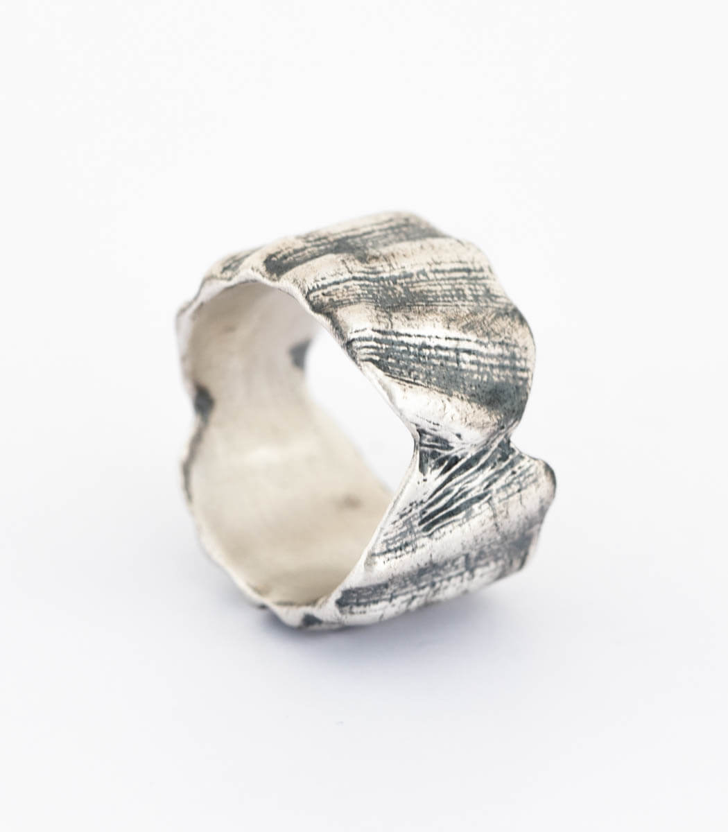 Silber Ring Muschel Gr.54