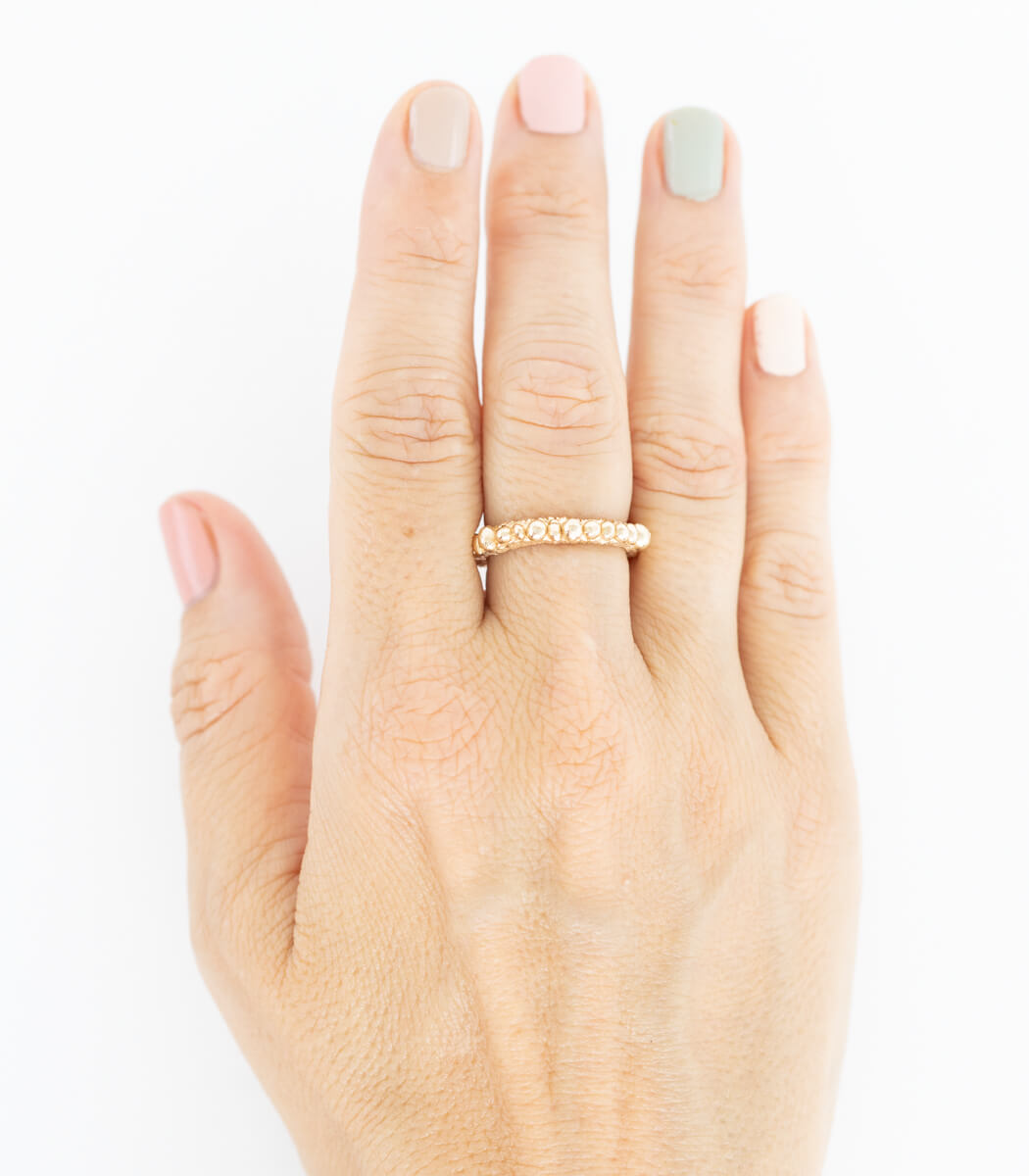 Ring Bronze Blütenknopspen Gr. 58