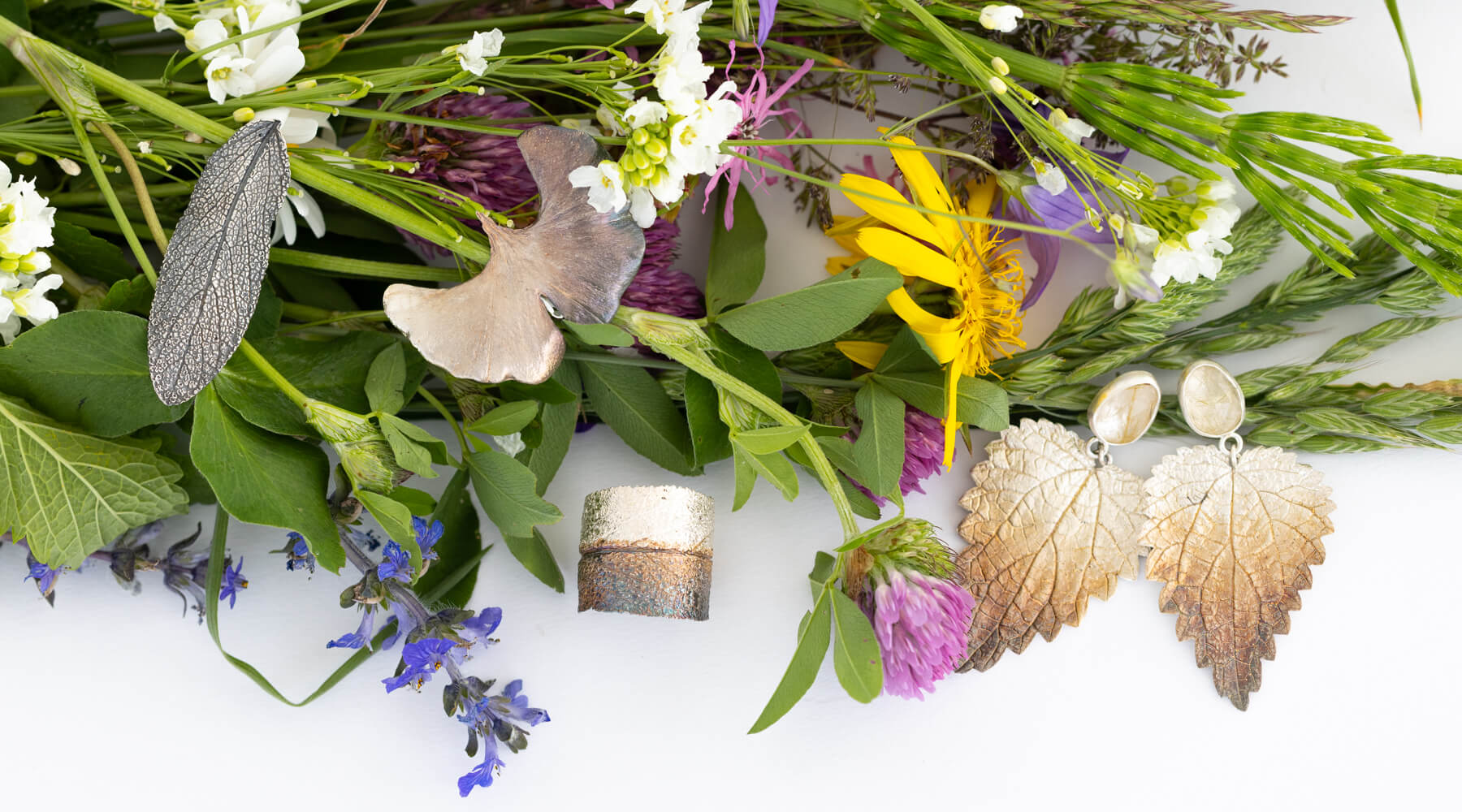 Hochzeitsschmuck aus Natur | einzigartiger Brautschmuck