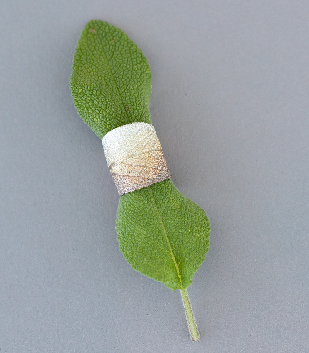 Salbei Ring Silber Gr. 52