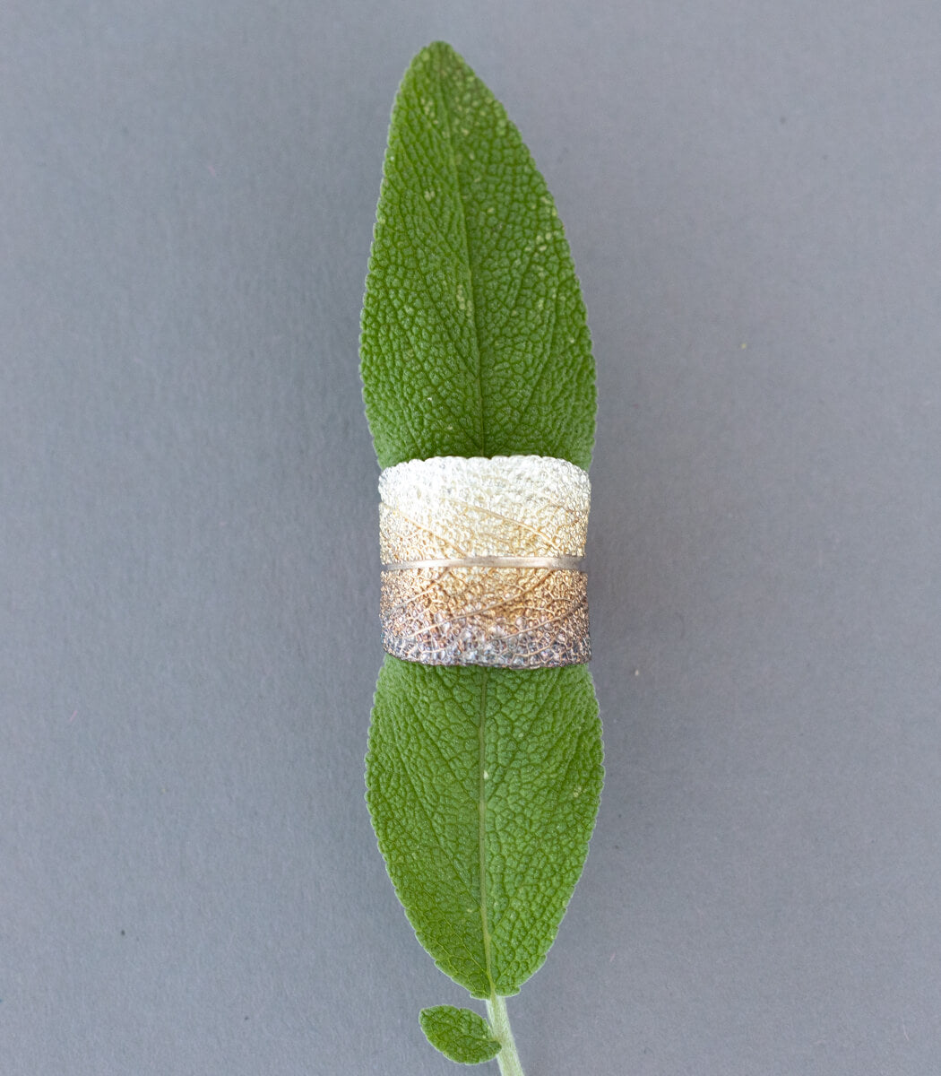 Salbei Ring Silber Gr. 57