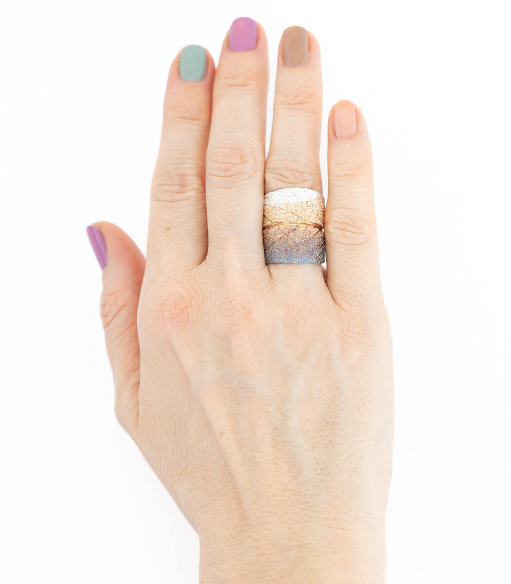 Silber Ring Salbei Gr. 58